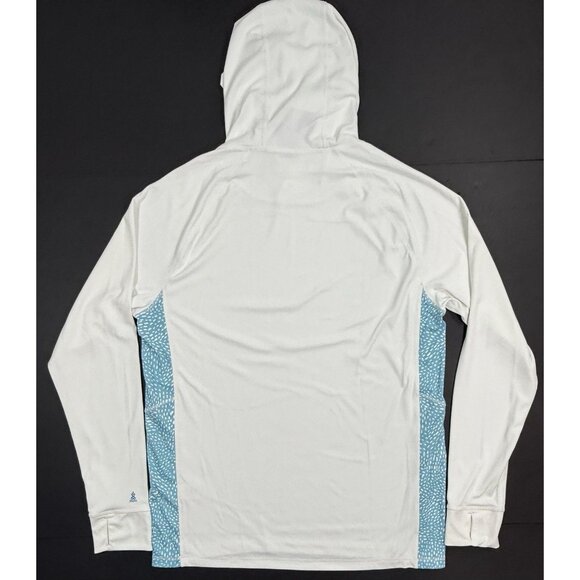 Chubbies Mens Sun Hoodie Size Medium White Graphic Pullover UPF Lightweight - Picture 3 of 13